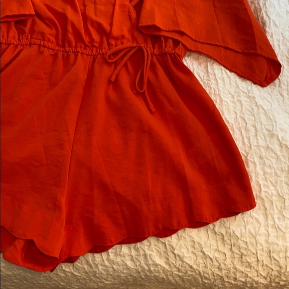 Red/ orange ADORABLE romper - Picture 2 of 4